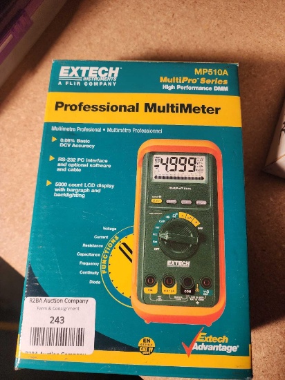 Extech professional multimeter. New in box.