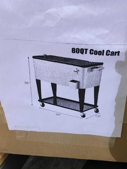 80 quart cool cart. New, in box.