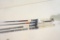 Four fishing bait casting rods. Used. Will not ship, pick-up only.