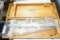 Starrett Master Vernier Height Gage. Used in wooden box. 31 1/2