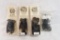 Three magazine connecting assemblies, and magazine cinch. In packages.