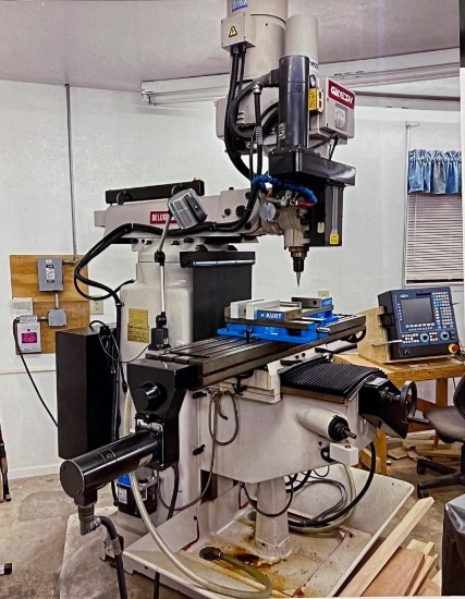 King Industries Deluxe GMV-3AC CNC Machine. In great condition came out of a working gun shop. Was