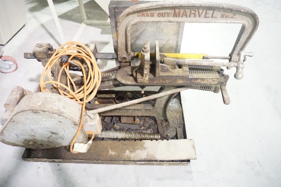 Marvel #2 draw cut Hacksaw. Used. Will not ship. Pick-up only, due to size and weight.