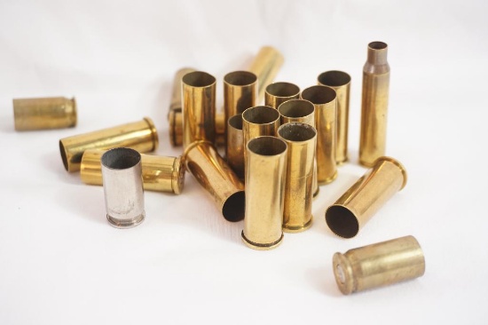 Large bag of mixed fired pistol brass.