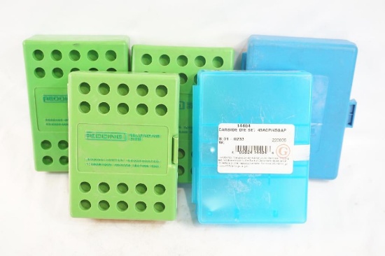 Five dst set empty boxes. Two Dillon and three Redding. | Guns ...
