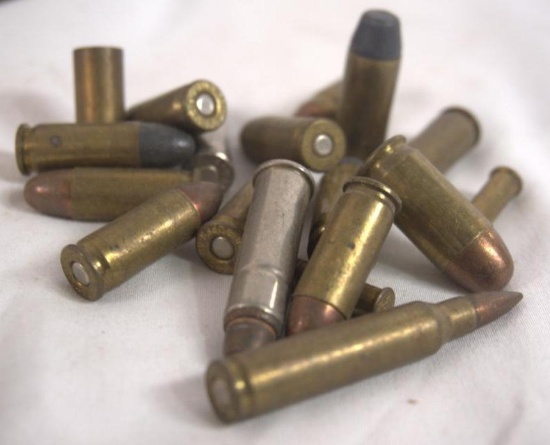 Two bags of mixed pistol ammo.