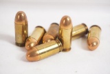 Two partial boxes of 45 ACP 230 gr FMJ. One Speer Lawman, count 37, and one Sellier & Bellot, count