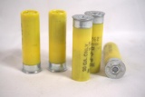 Four boxes of 20 ga shot shells. One Winchester #8 shot and three Winchester #&1/2. Count 100.