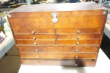 Large wood tool box with drawers. 24