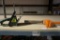 Two electric hedge trimmers, one Weed eater, and one Black & Decker. Used,