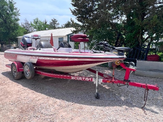Skeeter 2001 Model with 150hp Yamaha 2001 Model. Nice boat owner had new batteries & impeller done