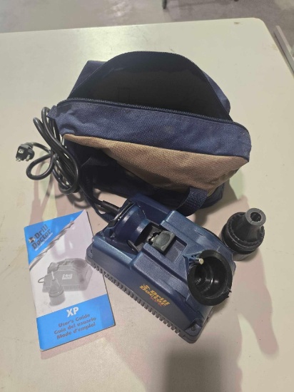 One electric Drill Doctor in nylon bag.