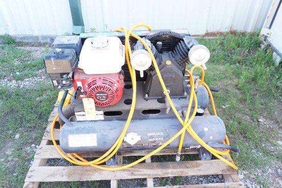 Heavy Duty Power Systems gasoline air compressor with Honda XD 160 motor, works