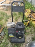 One gas power washer, no hoses. Used.