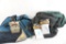 One blue Plano fishing tackle bag, two small range bags, two new survival blankets and a survival