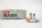 One box of CCI Blazer 25 Auto 50 gr TMJ, 50 count