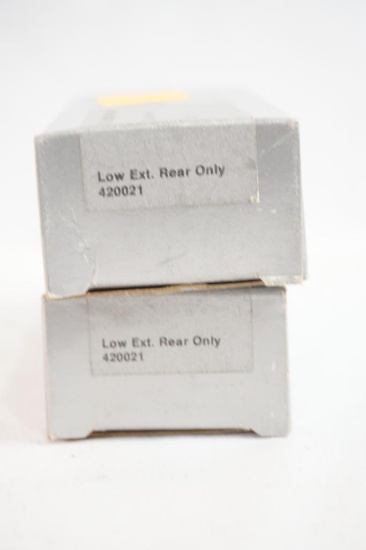 Two Burris Low ext front rings, new in pkgs
