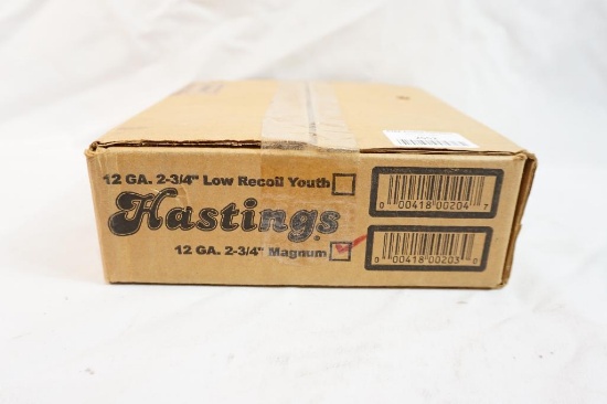 Case (20 boxes) of Hastings 12 Gauge Magnum 2 3/4" sabot slugs