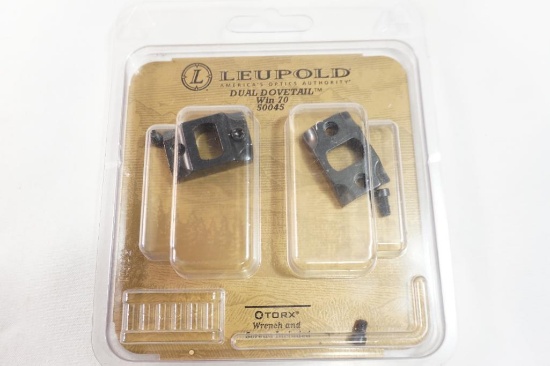 Leupold STD base for Dual Dovetail Winchester 70 matte, new in pkg