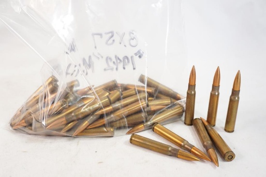 Bag of 8X57 FMJ "1942" military, 59 count