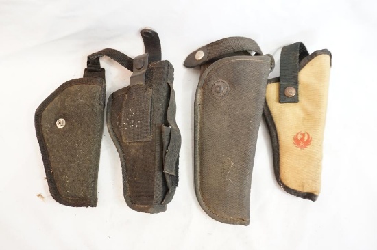 Four RH nylon holsters