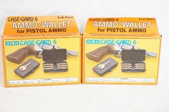 Two case guard ammo wallets for .45 Auto