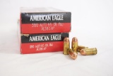 Two boxes of American Eagle 380 Auto 95 gr FMJ, 100 count total