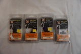 Four Hoppes Bore snake pistol cleaners for .22 Cal, new in pkg