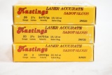 Three boxes of Hastings laser 20 gauge Sabot Slugs