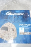 One Ameristep Doghouse style pop-up ground blind, new in box