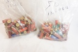Two bags of 12 gauge mixed, 100 count