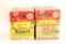Four boxes of 12 ga shotshells. One Western 3