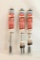 Three Birchwood Casey 22 handgun cleaning brushes. In packages. Count 9.