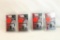 Three CMC trigger anti-walking pin sets. In packages.