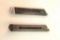 One Luger 22 magazine and one Ruger Mark II magazine.