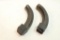 Two Ruger 10-22 extended magazines.