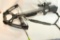 One Ghost 410 crossbow with quiver and scope.