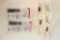 Two packs of Angled cleaning brushes, and five packs of 7.62 cleaning pads. In packages.