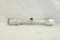One silver Bushnell 3-9x40 duplex rifle scope with scope covers.