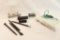 Four M14 spring guides, muzzle break, scope rings and rail, two firing pins with springs