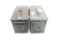 Two metal ammo cans