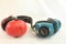 Two sets of ear protection, one Silencio and one Peltor