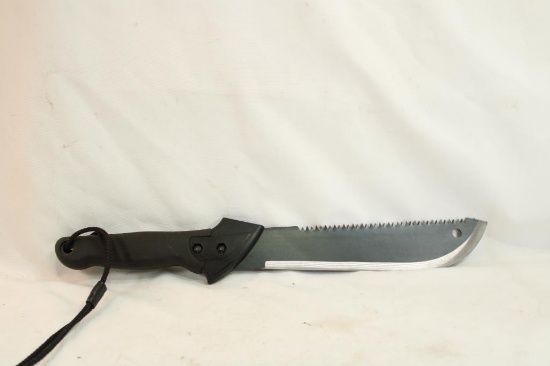 One Gerber machete with 12" blade