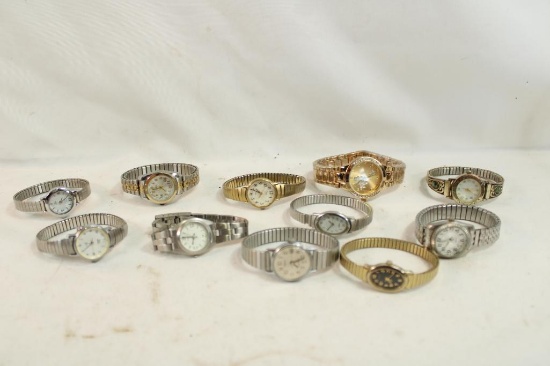 Eleven womens watches with bands