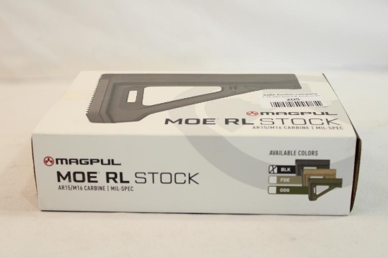 One MagPul MOE RL butt stock for AR-15/16 Carbine. Mil Spec. New in box.