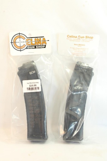 Two Sig 20 round MPX extended magazines. In packages.