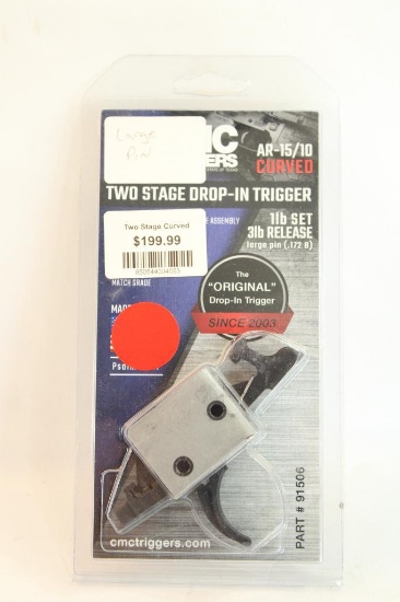 One CMC two stage drop-in AR-15 trigger. In package.