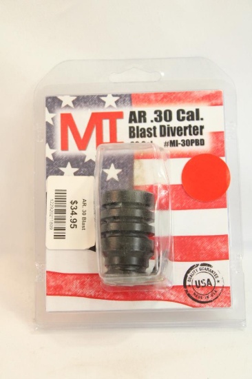 One MidWest AR-30 blast diverter. In package.
