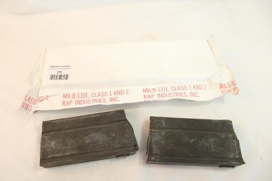 Two packages of M1A magazines, 4 count total.