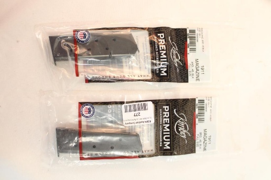 Two Kimber 1911 8rd 45 magazines. In packages.